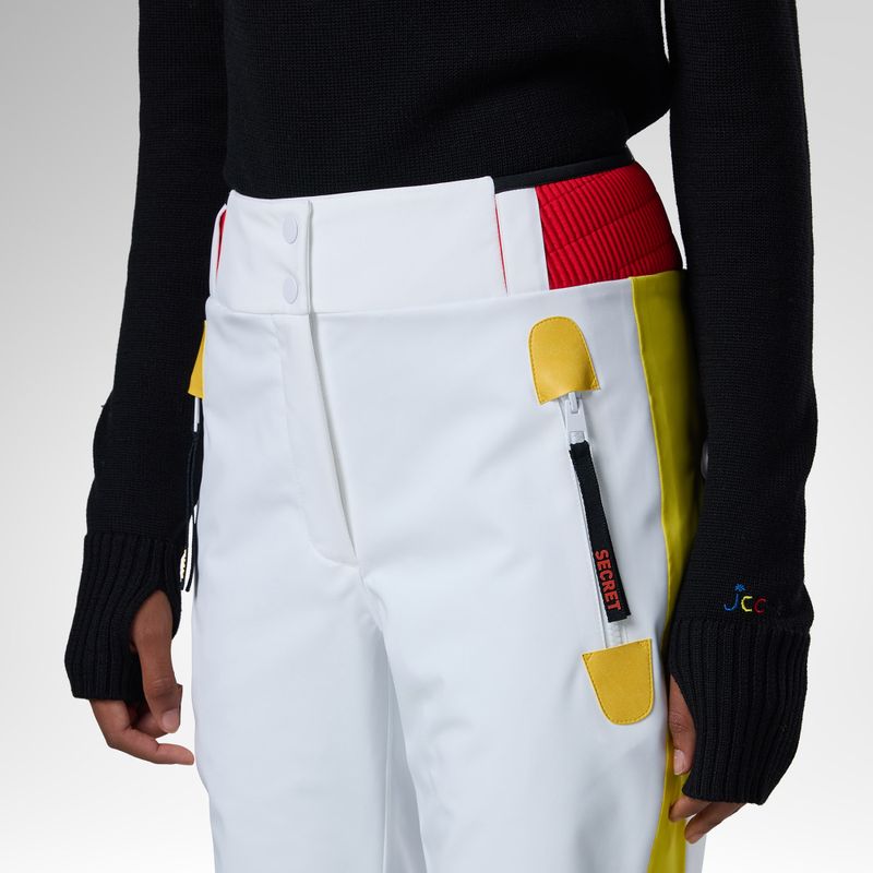 Pantaloni da sci da donna Rossignol JCC Valdiz white 5