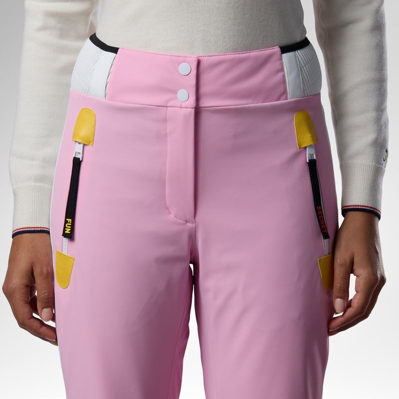 Pantaloni da sci da donna Rossignol JCC Valdiz new pink 5