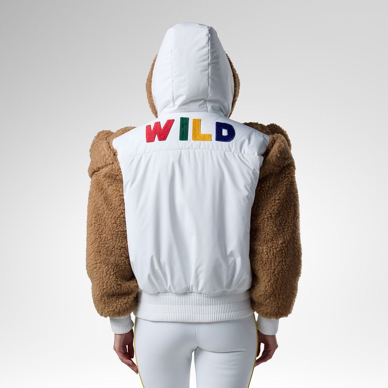 Giacca da sci da donna Rossignol JCC Teddy Hoodie white 3