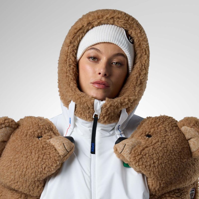 Giacca da sci da donna Rossignol JCC Teddy Hoodie white 5