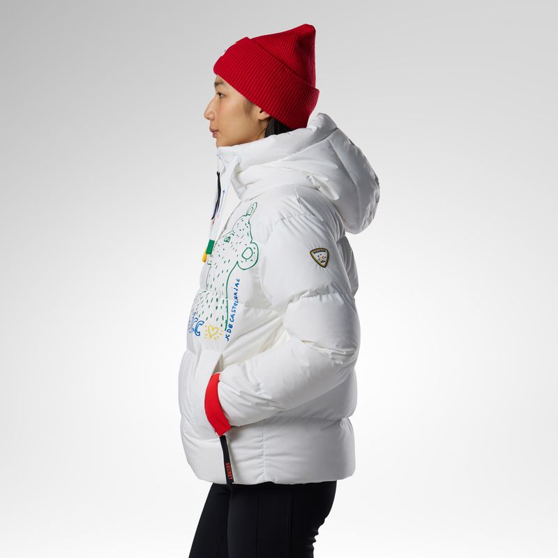 Giacca da sci da donna Rossignol JCC Allsnow Down white 4