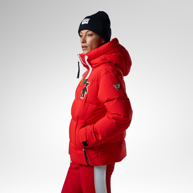 Giacca da sci da donna Rossignol JCC Allsnow Down red 4