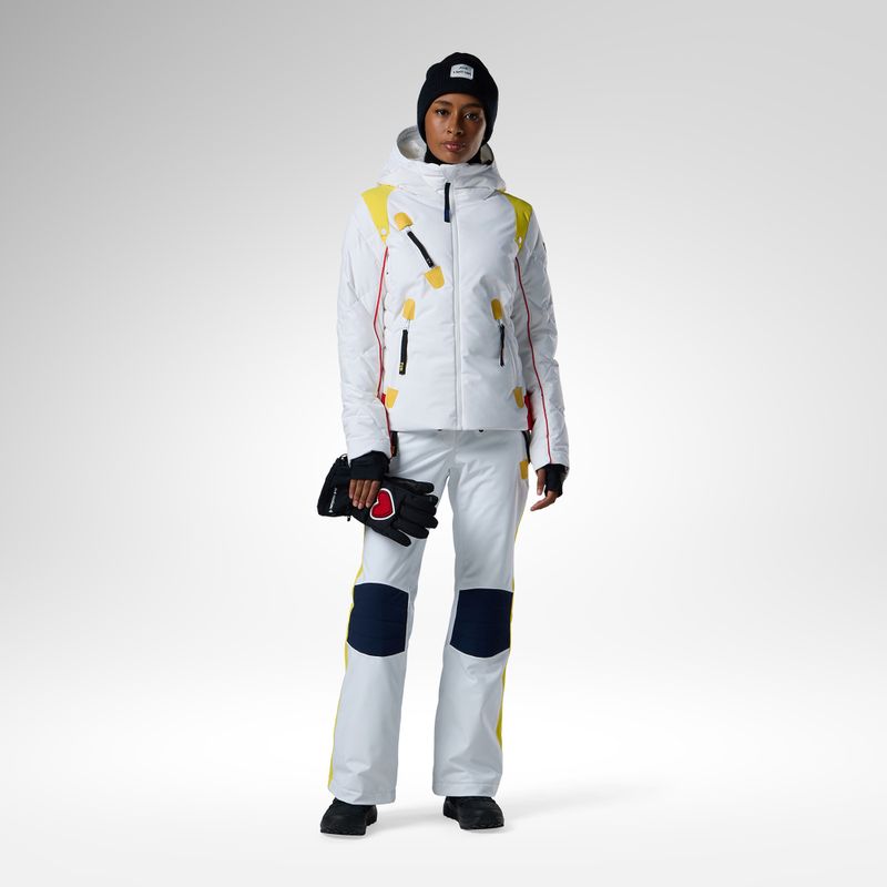 Giacca da sci da donna Rossignol JCC Valdiz Down white 2