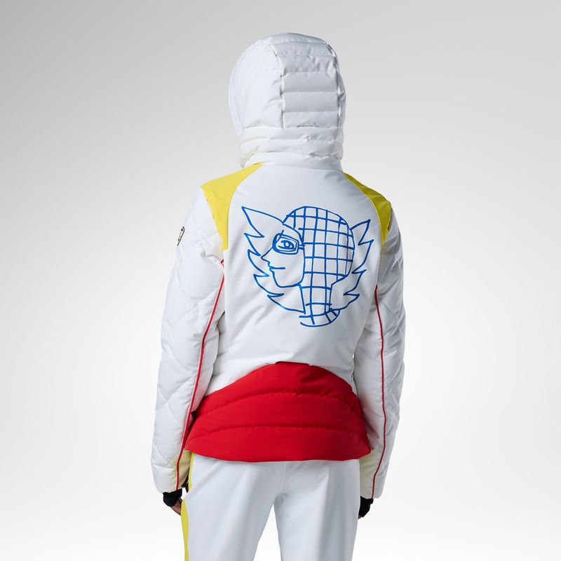 Giacca da sci da donna Rossignol JCC Valdiz Down white 3