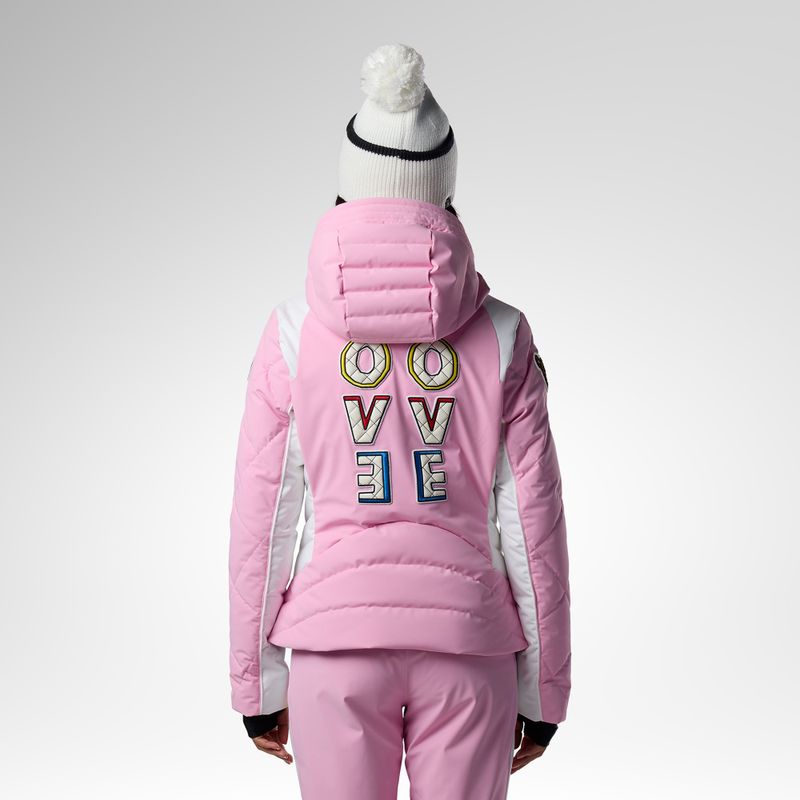 Giacca da sci da donna Rossignol JCC Valdiz Down new pink 3