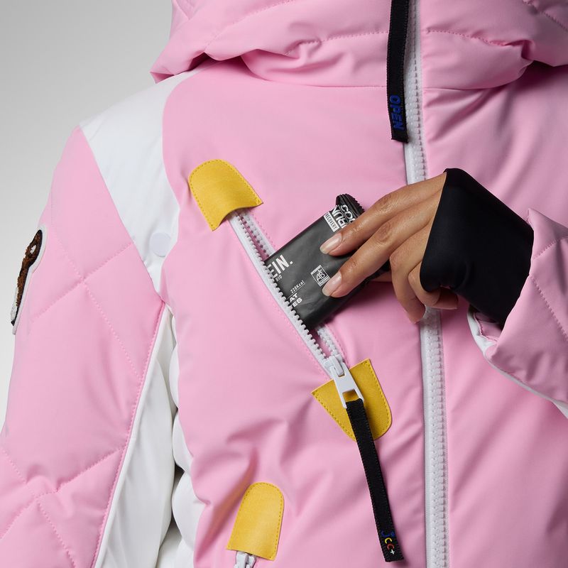 Giacca da sci da donna Rossignol JCC Valdiz Down new pink 7