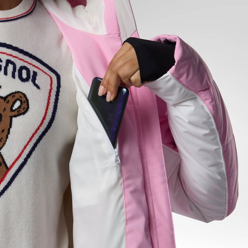 Giacca da sci da donna Rossignol JCC Valdiz Down new pink 10