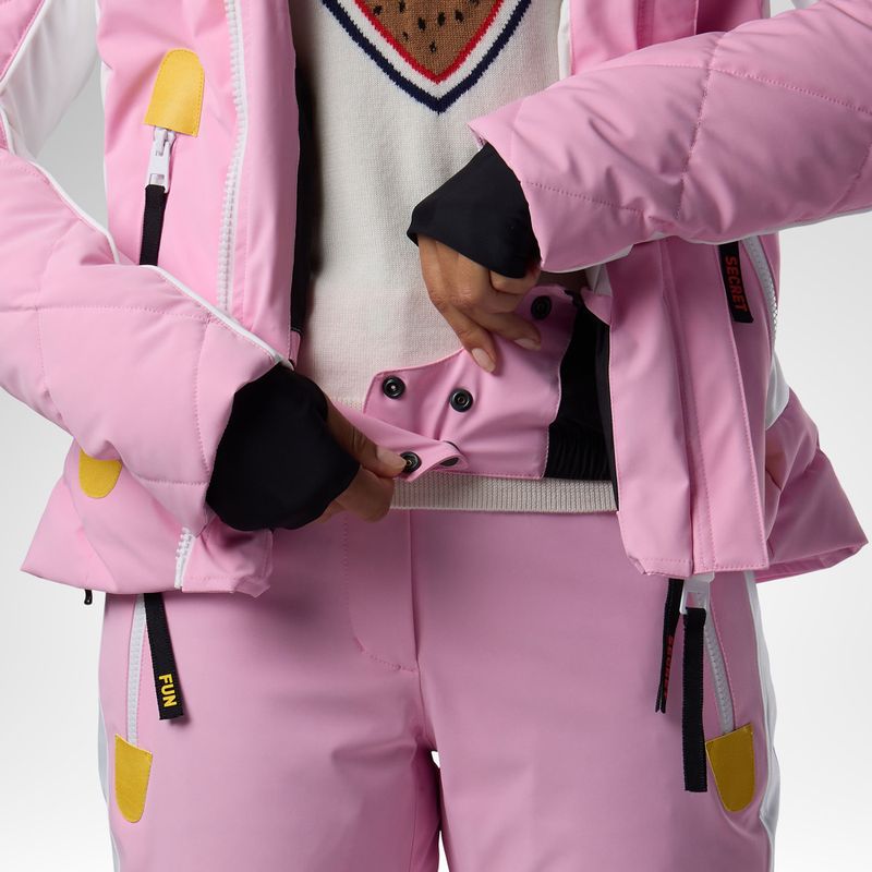 Giacca da sci da donna Rossignol JCC Valdiz Down new pink 12