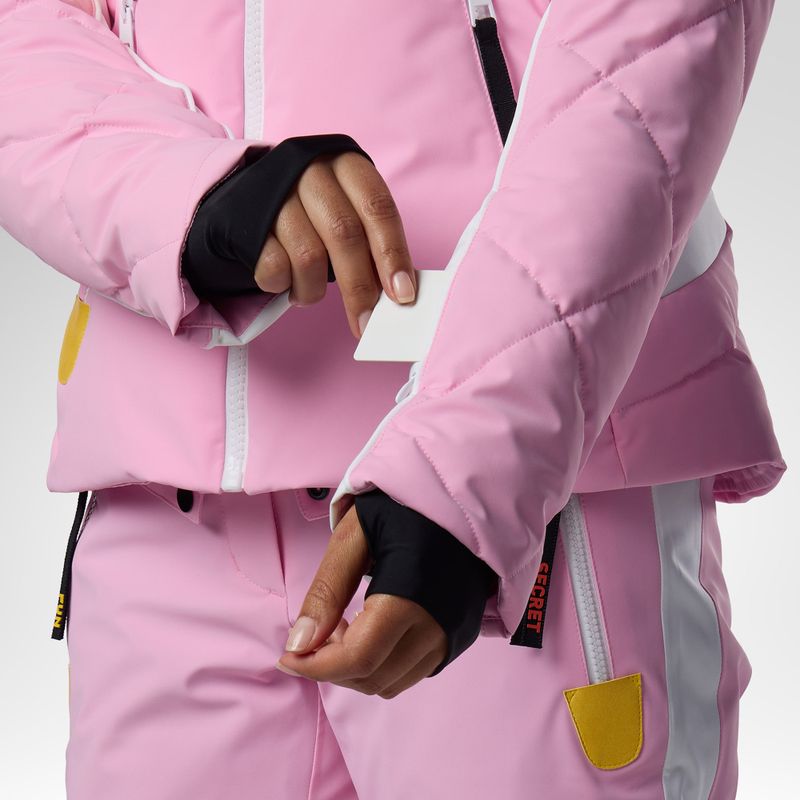 Giacca da sci da donna Rossignol JCC Valdiz Down new pink 14