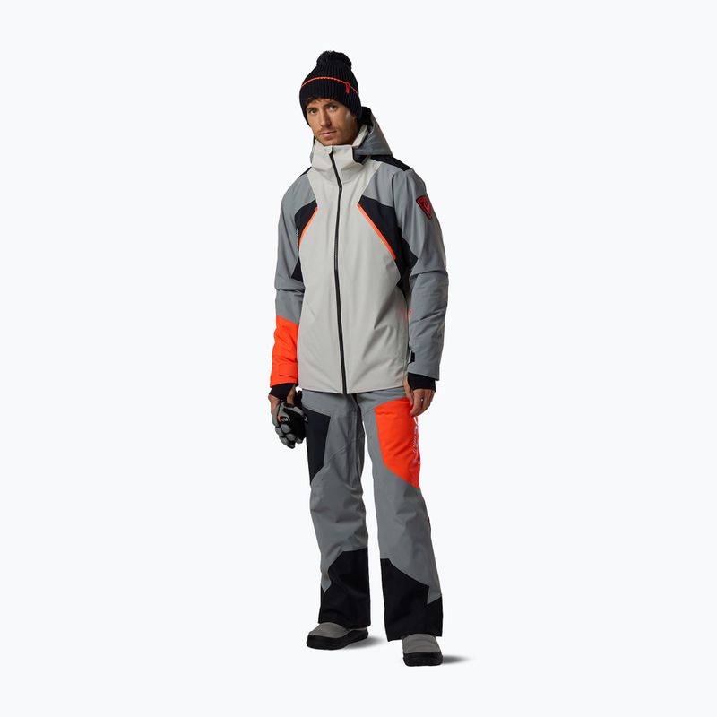 Giacca da sci da uomo Rossignol Hero 4WS Insulated llght grey 2