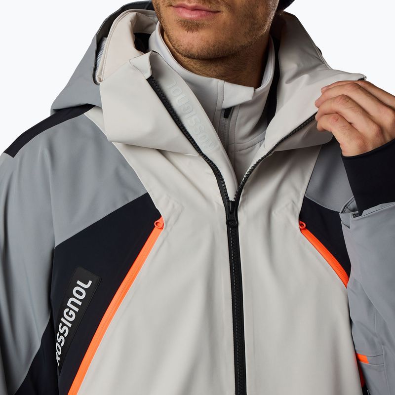 Giacca da sci da uomo Rossignol Hero 4WS Insulated llght grey 7