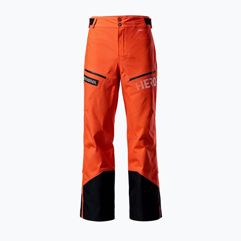 Pantaloni da sci da uomo Rossignol Hero Evader 2.0 3L Shell neon red 9