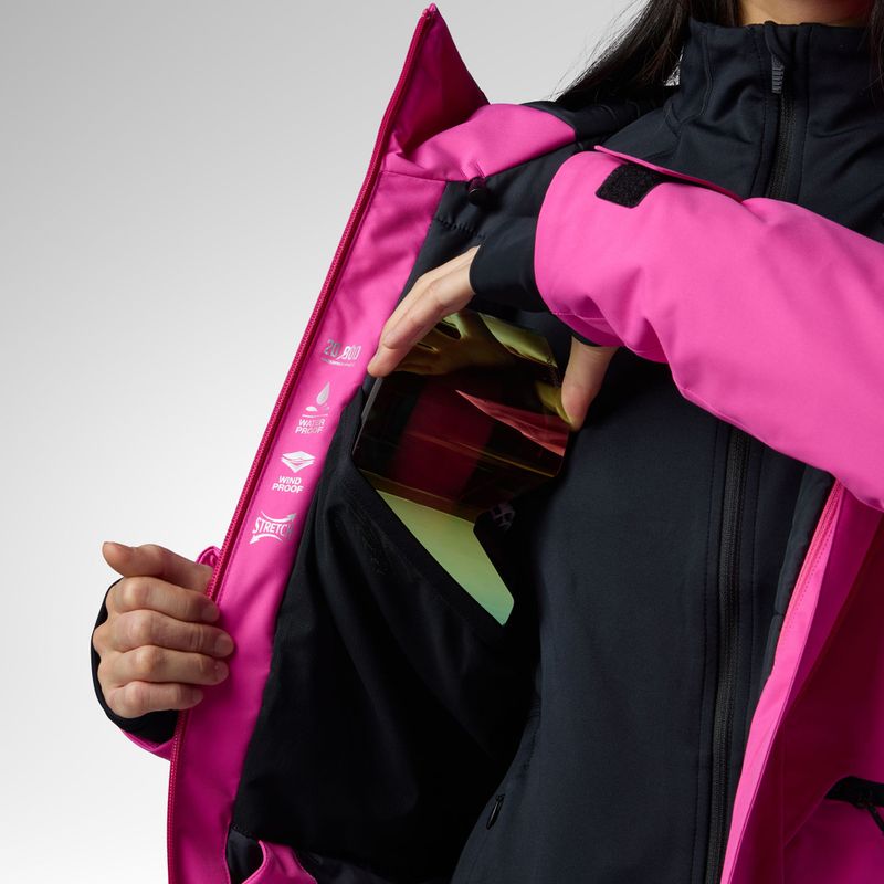 Giacca da sci da donna Rossignol Rochrun Insulated electric fuchsia 11