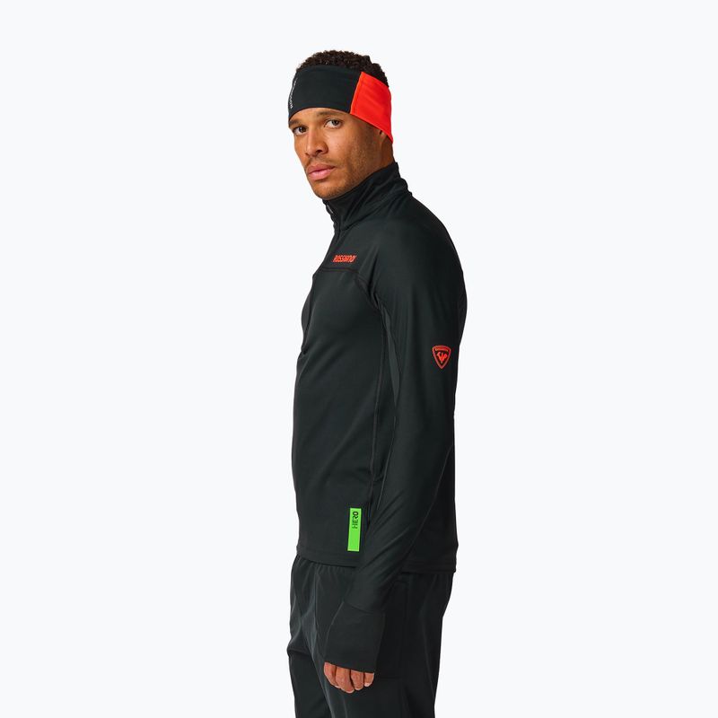 Felpa da uomo Rossignol Hero Half Zip First Layer black 4