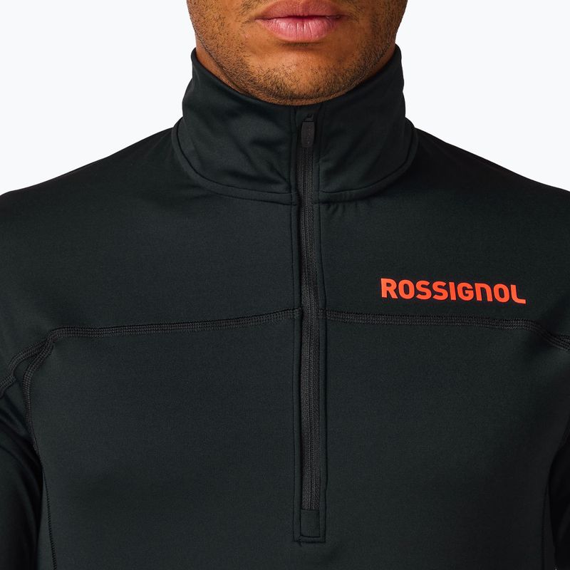 Felpa da uomo Rossignol Hero Half Zip First Layer black 5
