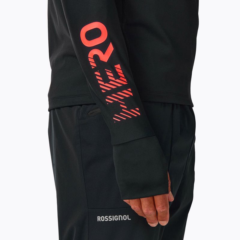 Felpa da uomo Rossignol Hero Half Zip First Layer black 6