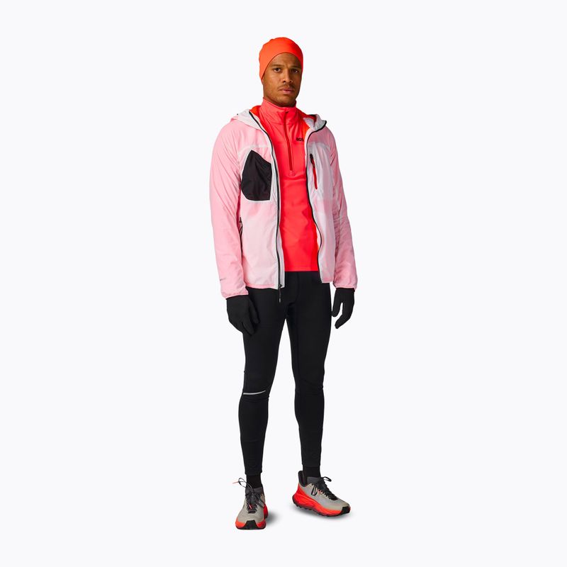 Felpa da uomo Rossignol Hero Half Zip First Layer neon red 2