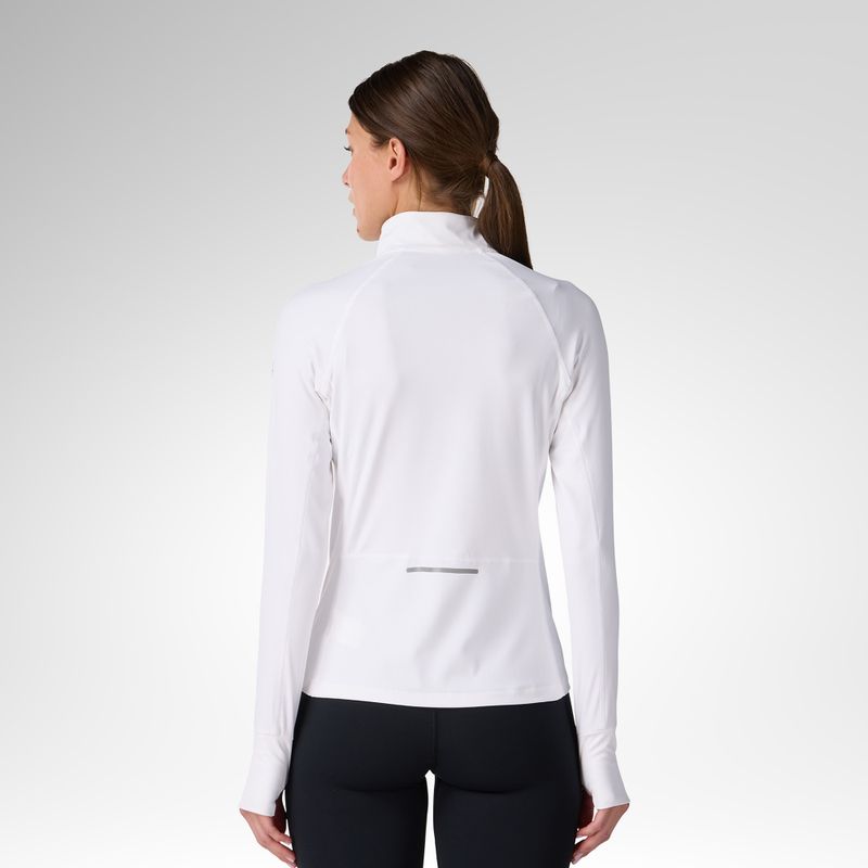 Felpa termica donna Rossignol Half Zip First Layer white 3