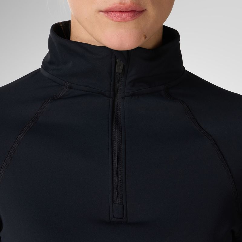 Felpa termica donna Rossignol Half Zip First Layer black 5
