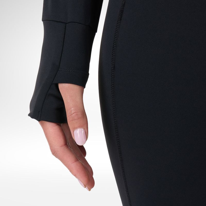Felpa termica donna Rossignol Half Zip First Layer black 6