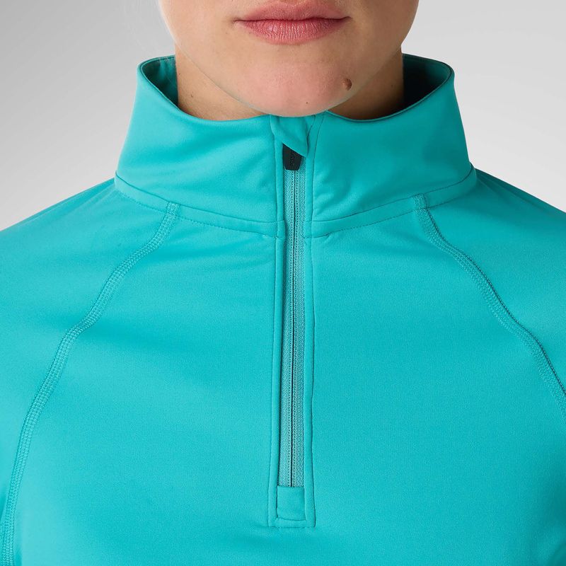 Felpa termica donna Rossignol Half Zip First Layer baltic 5