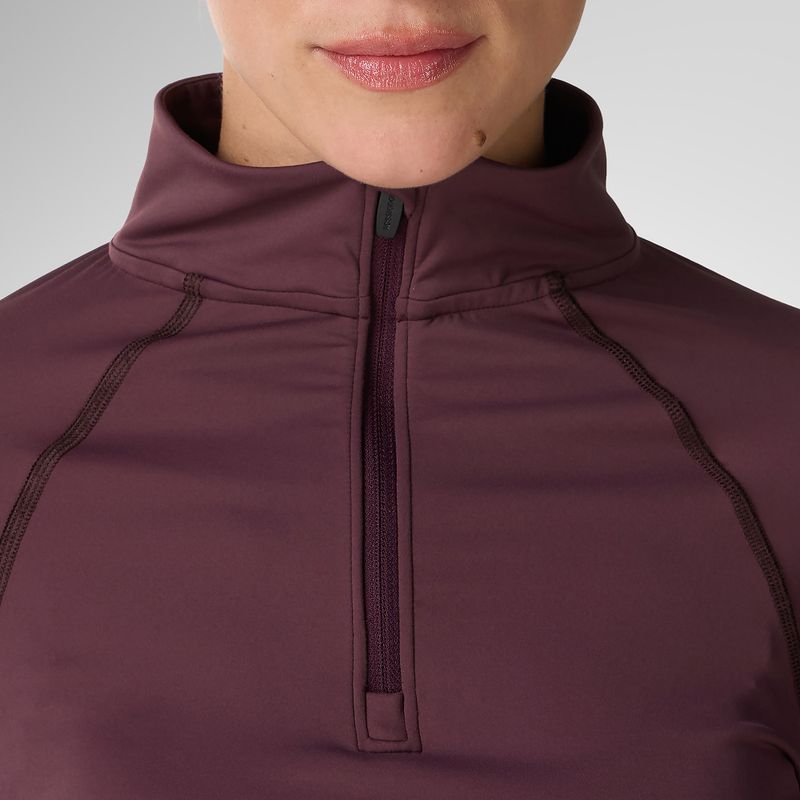 Felpa termica donna Rossignol Half Zip First Layer huckleberry 5