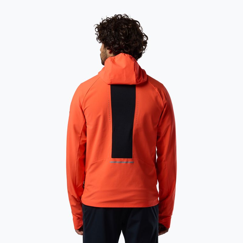 Giacca da scialpinismo uomo Rossignol Venon Wind Hoodie neon red 3