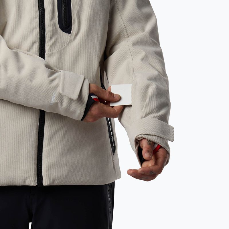 Giacca da sci da uomo Rossignol Corduroy Insulated silver cloud 7