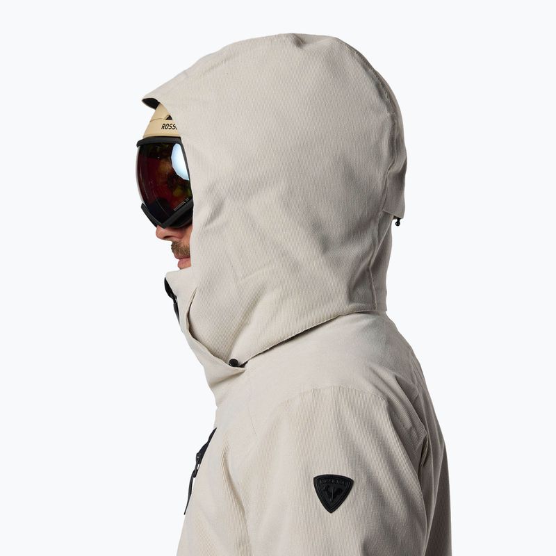 Giacca da sci da uomo Rossignol Corduroy Insulated silver cloud 14