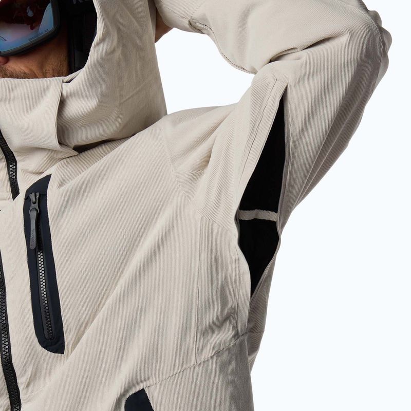 Giacca da sci da uomo Rossignol Corduroy Insulated silver cloud 16