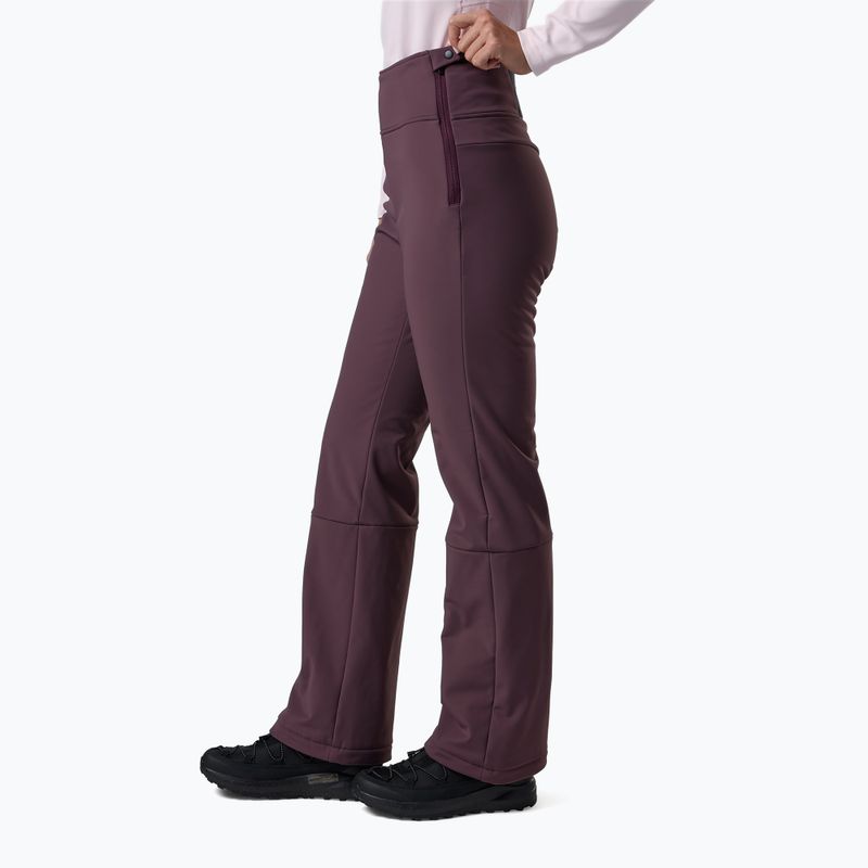 Pantaloni da sci da donna Rossignol Ski Softshell huckleberry 4