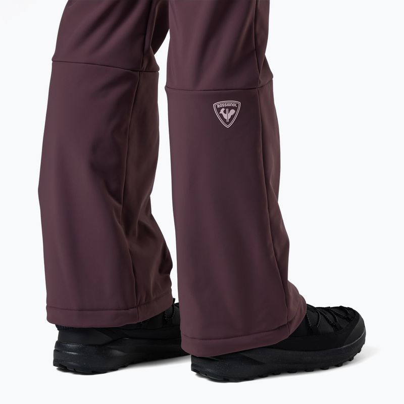 Pantaloni da sci da donna Rossignol Ski Softshell huckleberry 6