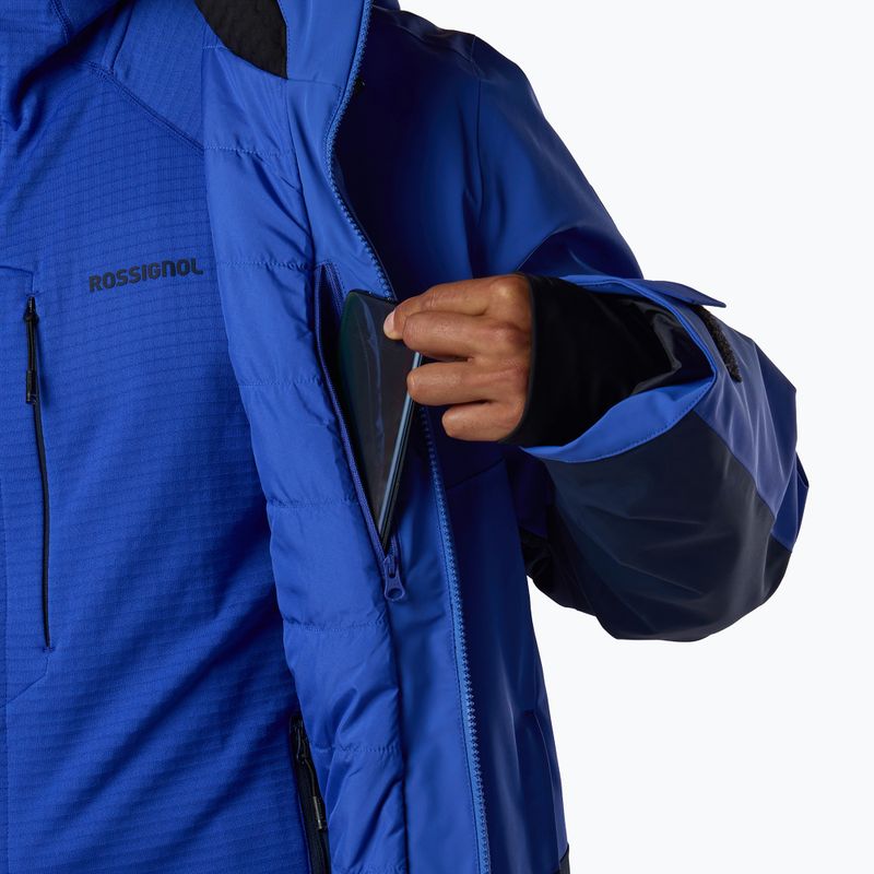 Giacca da sci da uomo Rossignol 4WS Blackside Insulated dazzle blue/dark navy 9