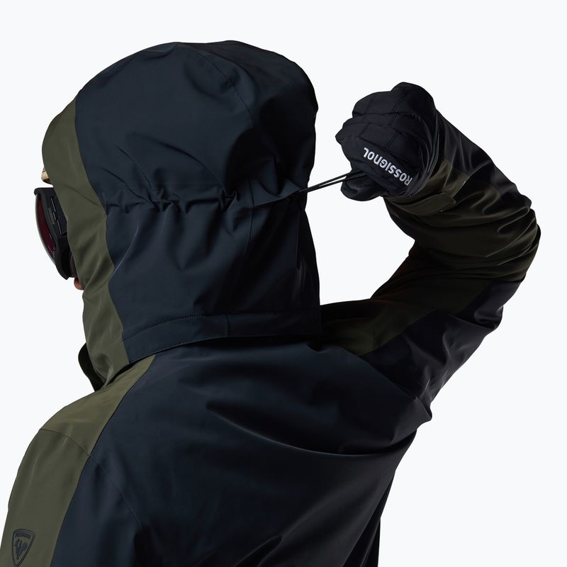 Giacca da sci da uomo Rossignol 4WS Blackside Insulated olive shadow/black 15
