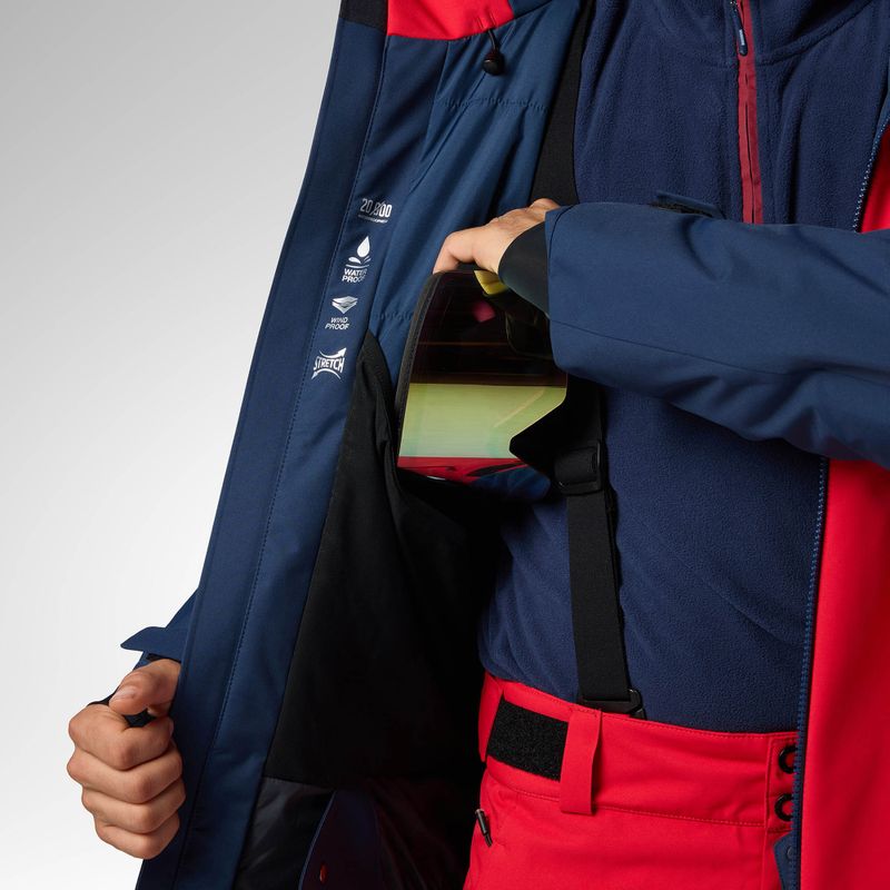 Giacca da sci da uomo Rossignol Velika Insulated sports red/dark navy 11