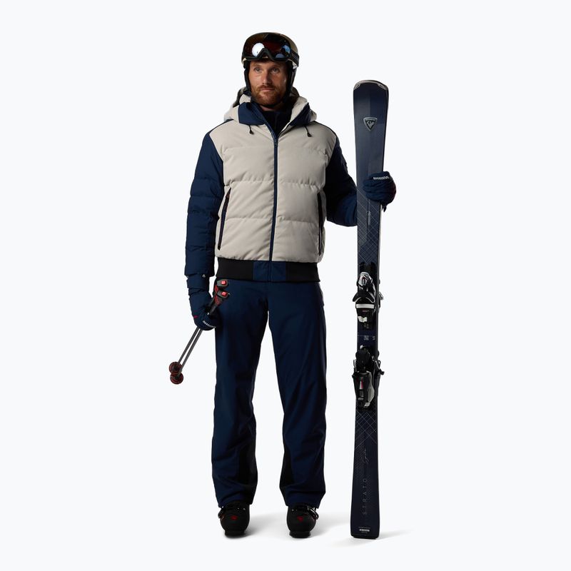Giacca da sci da uomo Rossignol Corduroy Down Bomber silver cloud/dark navy 2