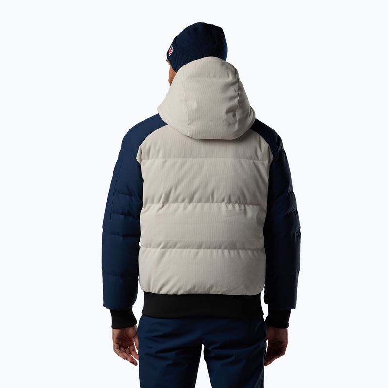 Giacca da sci da uomo Rossignol Corduroy Down Bomber silver cloud/dark navy 3