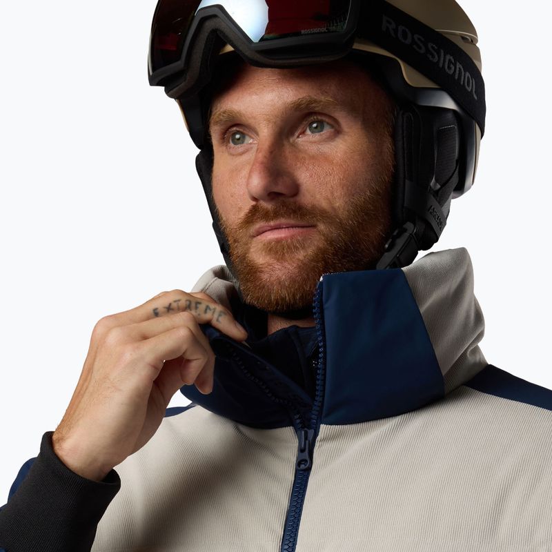 Giacca da sci da uomo Rossignol Corduroy Down Bomber silver cloud/dark navy 6
