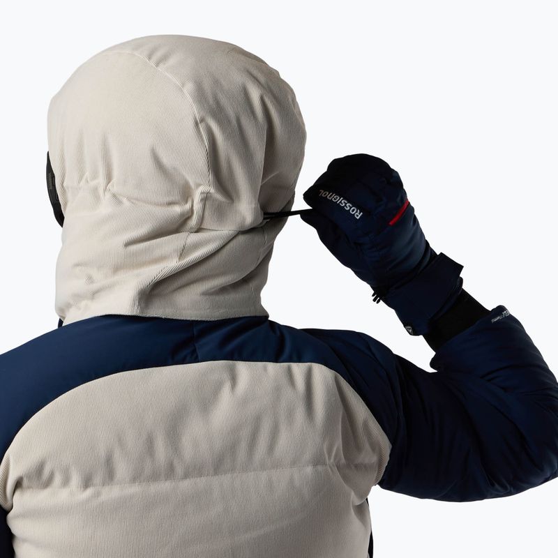 Giacca da sci da uomo Rossignol Corduroy Down Bomber silver cloud/dark navy 7