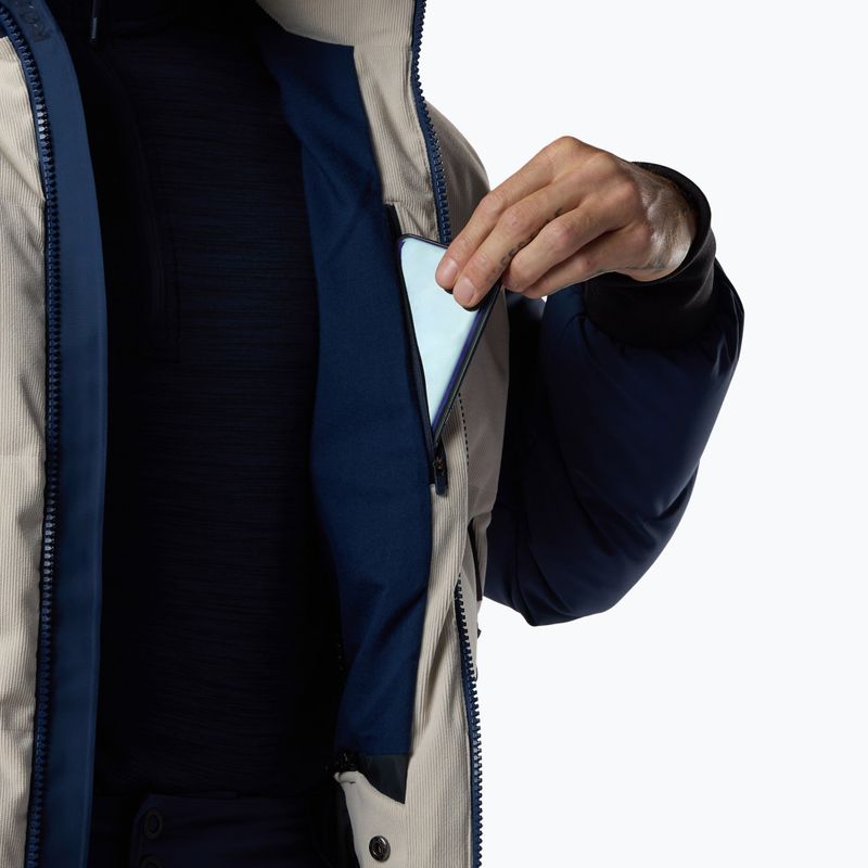 Giacca da sci da uomo Rossignol Corduroy Down Bomber silver cloud/dark navy 12