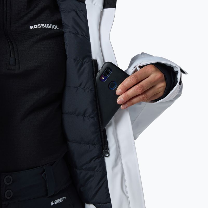 Giacca da sci da donna Rossignol 4WS Blackside Insulated ck/white 13