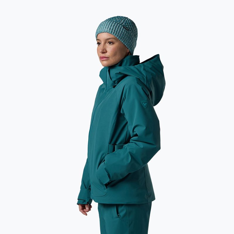 Giacca da sci da donna Rossignol 4WS Blackside Insulated transformative teal 4