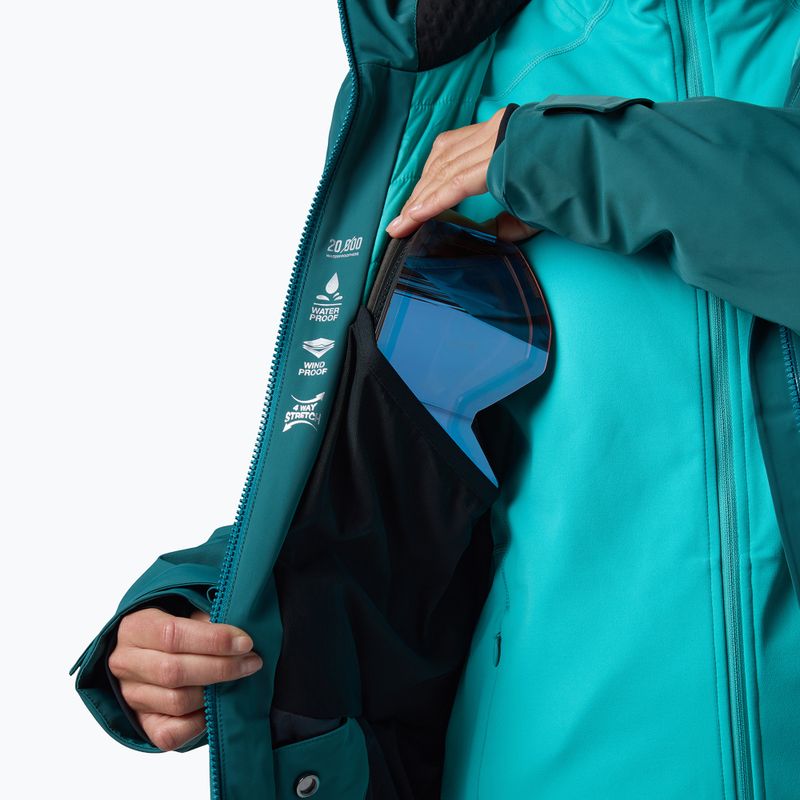 Giacca da sci da donna Rossignol 4WS Blackside Insulated transformative teal 15
