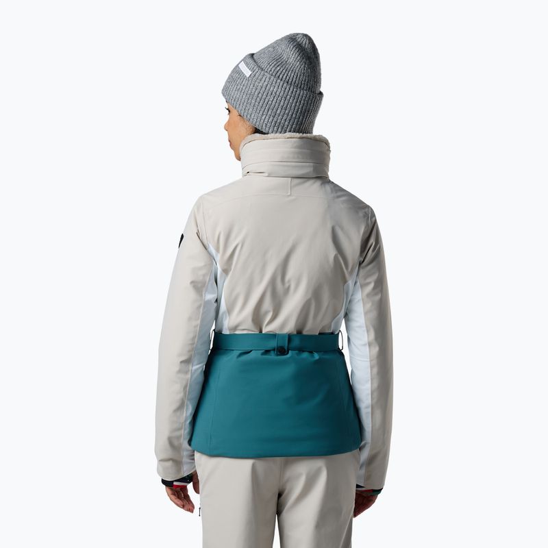 Giacca da sci da donna Rossignol Snowdazzle Belted silver cloud 3