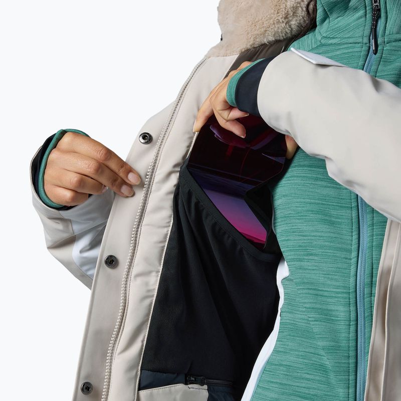 Giacca da sci da donna Rossignol Snowdazzle Belted silver cloud 12