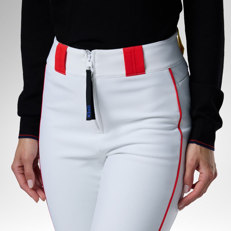 Pantaloni da sci da donna Rossignol JCC Softshell white 5