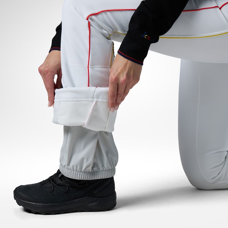Pantaloni da sci da donna Rossignol JCC Softshell white 7