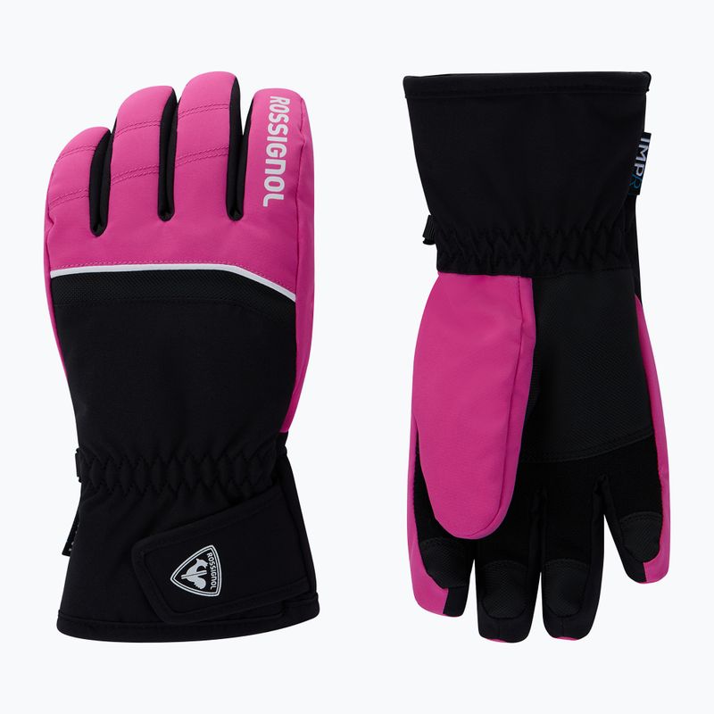 Guanti da sci per bambini Rossignol Tech Impr G electric fuchsia