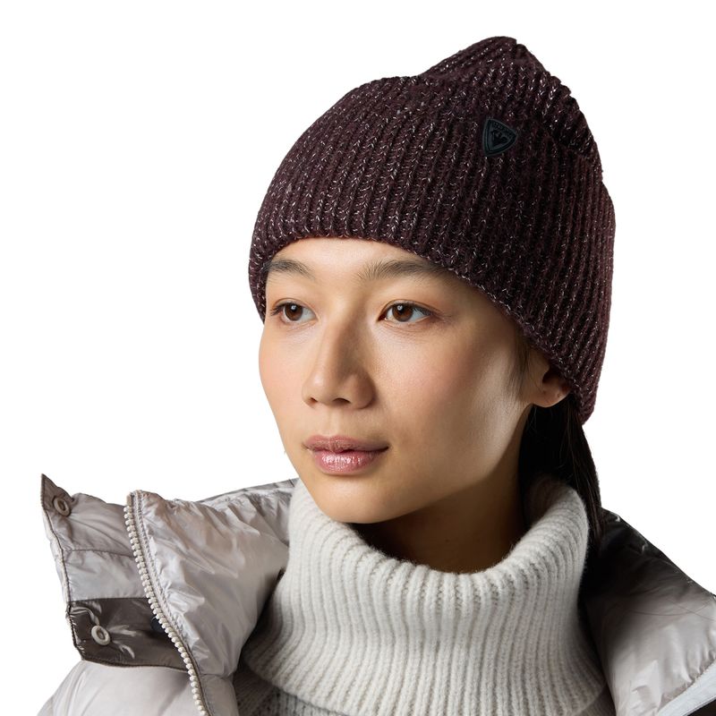 Berretto invernale da donna Rossignol Snowcrystal huckleberry 4