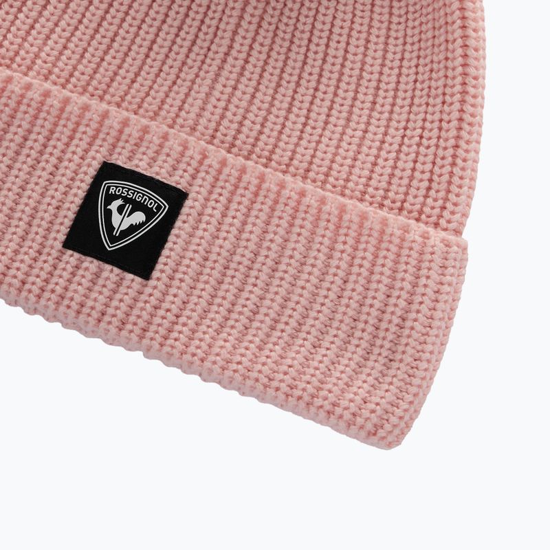 Cappello invernale Rossignol Strawpile Pompom Beanie pale lilac 3